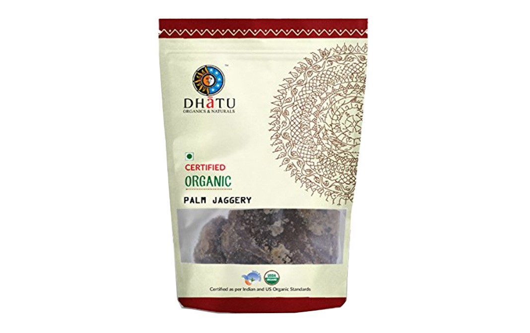 Dhatu Certified Organic Palm Jaggery   Pack  250 grams
